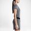 Nike Womens Dri-FIT Knit Top - Dark Grey/Black - thumbnail image 4