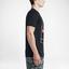 Nike Mens Court Logo Tee - Black/Hot Lava - thumbnail image 4