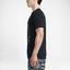 Nike Mens Court Logo Tee - Black/Hot Lava - thumbnail image 5