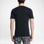 Nike Mens Court Logo Tee - Black/Hot Lava - thumbnail image 6