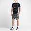 Nike Mens Court Logo Tee - Black/Hot Lava - thumbnail image 7