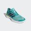 Adidas Mens Adizero Ubersonic 3.0 Tennis Shoes - Hi-Res Aqua - thumbnail image 4