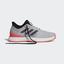 Adidas Mens Adizero Ubersonic 3.0 Tennis Shoes - Matte Silver/Red - thumbnail image 7