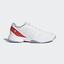 Adidas Womens SMC Barricade Boost 2018 Tennis Shoes - White/Silver - thumbnail image 1