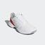 Adidas Womens SMC Barricade Boost 2018 Tennis Shoes - White/Silver - thumbnail image 4