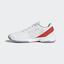 Adidas Womens SMC Barricade Boost 2018 Tennis Shoes - White/Silver - thumbnail image 6
