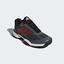 Adidas Kids Barricade Club Tennis Shoes - Black/Red - thumbnail image 4