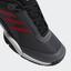 Adidas Kids Barricade Club Tennis Shoes - Black/Red - thumbnail image 7