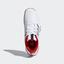 Adidas Kids Barricade 2018 Tennis Shoes - White/Core Black/Red - thumbnail image 2