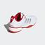Adidas Kids Barricade 2018 Tennis Shoes - White/Core Black/Red - thumbnail image 5