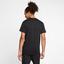 Nike Mens Dri-FIT Tennis T-Shirt - Black/Metallic Gold - thumbnail image 2