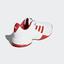 Adidas Womens Barricade 2018 Tennis Shoes - White/Red - thumbnail image 5