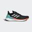 Adidas Mens Solar Boost Running Shoes - Black/Grey/Aqua - thumbnail image 1