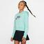 Nike Girls Sportswear Cropped Hoodie - Teal Tint - thumbnail image 1