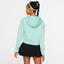Nike Girls Sportswear Cropped Hoodie - Teal Tint - thumbnail image 2