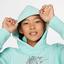 Nike Girls Sportswear Cropped Hoodie - Teal Tint - thumbnail image 4