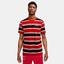 Nike Mens Stripe Sleeve Top - Red/Black - thumbnail image 1