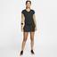 Nike Womens Dri-FIT Short-Sleeve Top - Black/White - thumbnail image 4