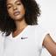 Nike Womens Dri-FIT Short-Sleeve Top - White/Black - thumbnail image 3