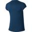 Nike Womens Dri-FIT Short-Sleeve Tennis Top - Valerian Blue - thumbnail image 2