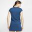 Nike Womens Dri-FIT Short-Sleeve Tennis Top - Valerian Blue - thumbnail image 4