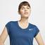 Nike Womens Dri-FIT Short-Sleeve Tennis Top - Valerian Blue - thumbnail image 5