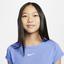 Nike Girls Dri-FIT Top - Light Blue - thumbnail image 3