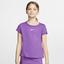 Nike Girls Dri-FIT Top - Purple Nebula - thumbnail image 1