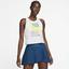 Nike Womens Cropped Tennis Tank - White - thumbnail image 1