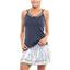 Lucky in Love Womens Going Wild Strappy Tank - Greystone