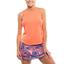 Lucky in Love Womens Started Ribbed Tank - Orange Glow - thumbnail image 1