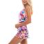 Lucky in Love Womens Techno Tropic Tank with Bra - Punch - thumbnail image 2