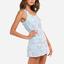 Lucky in Love Womens Undercover Love Bra Tank - Pastel Blue/Pastel Pink - thumbnail image 3