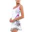 Lucky in Love Womens City Graffiti Tank with Bra - White/Passion Pink - thumbnail image 2