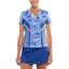 Lucky in Love Womens Kinetic Energy Short Sleeve Tee - Cobalt