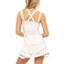 Lucky in Love Womens Laced Up Tank - White - thumbnail image 3