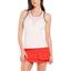 Lucky in Love Womens Baseline Tank - White - thumbnail image 1