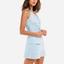 Lucky in Love Womens Fast Run Bra Tank - Light Blue - thumbnail image 3