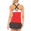 Lucky in Love Womens Crossover Tank - Crimson - thumbnail image 3