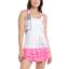 Lucky in Love Womens Prep It Up Tank - White/Pink - thumbnail image 1