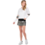 Lucky in Love Womens Metallic Long Sleeve Top - White - thumbnail image 4
