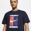 Nike Mens Court Graphic Tennis T-Shirt - Obsidian - thumbnail image 3