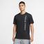 Nike Mens Pro Short Sleeve Top - Black - thumbnail image 1