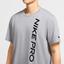 Nike Mens Pro Short Sleeve Top - Particle Grey - thumbnail image 3