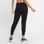 Nike Womens Dri-FIT Get Fit Training Pants - Black/White - thumbnail image 2