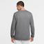 Nike Mens Dri-FIT Long Sleeve Top - Charcoal Grey - thumbnail image 2