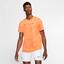 Nike Mens AeroReact Rafa Top - Orange Pulse/Gridiron - thumbnail image 1