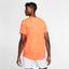 Nike Mens AeroReact Rafa Top - Orange Pulse/Gridiron - thumbnail image 2
