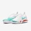 Nike Womens React Vapor NXT Tennis Shoes - White/Washed Teal - thumbnail image 5