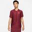 Nike Mens Advantage Tennis Polo - Dark Red - thumbnail image 1